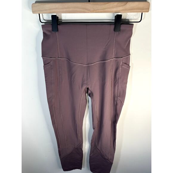Lululemon All The Right Places Crop II *23" Size 4 Purple - Picture 4 of 10
